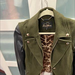 Designer brand removable sleeve jacket